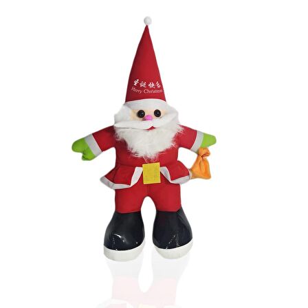 66 cm Noel Baba Peluş - Happy New Year Peluş - Christmas Peluş - Yılbaşı Süsü