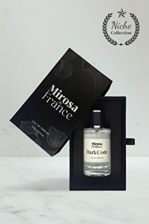 Mirosa de France Dark Code Niche Collection Yüksek Kalıcı Erkek Parfum EDP Premium Kutu 50ml N504