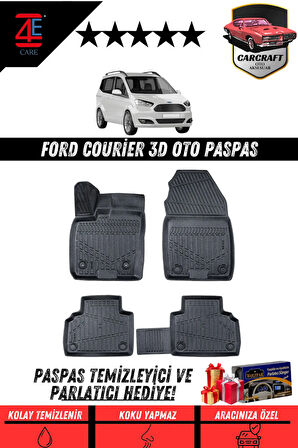 FORD COURİER 2024 3D Havuzlu Paspas