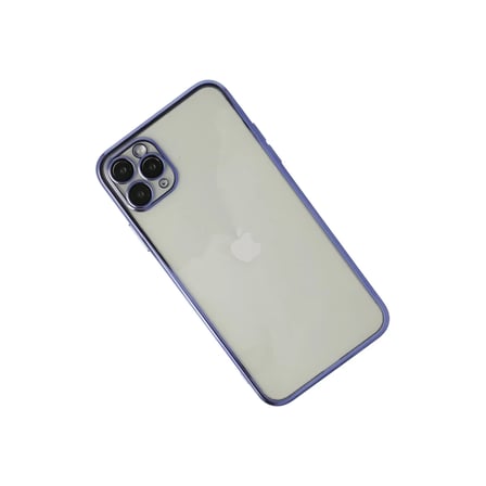 Apple iPhone 11 Pro Kılıf Razer Lensli Silikon - Mor