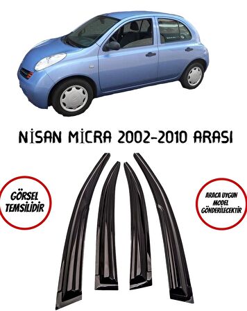 Balp Nissan Micra Cam Rüzgarlığı 4lü 2002-2010 Arası