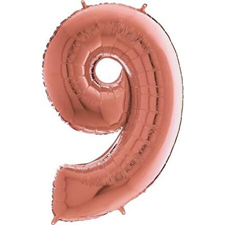 RAKAM BALON FOLYO 9 ROSE GOLD