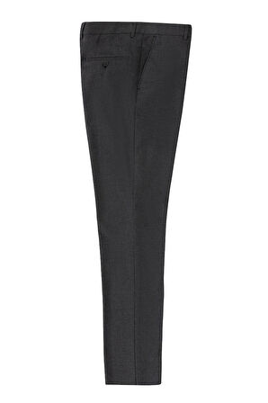 Antrasit Regular Düz Pantolon