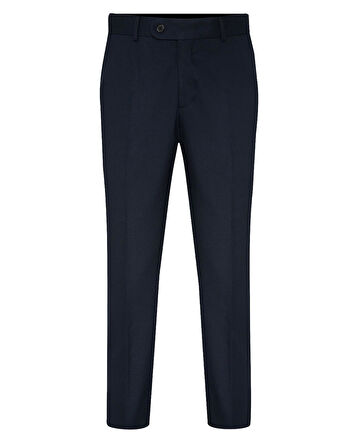 Lacivert Slim Fit Düz Pantolon
