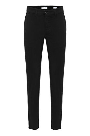 Siyah Slim Fit Armürlü Pantolon