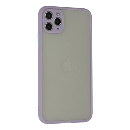 Apple iPhone 12 Pro Max Kılıf Montreal Silikon Kapak - Mor