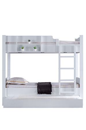 Ranza, Asya Ayrılabilir Yavrulu Ranza, Antrasit - Sarı + 2 Adet Comfort Yatak