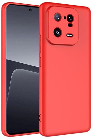 Xiaomi Mi 13 Pro Kılıf Lansman Tasarım İç Yüzeyi Kadife Silikon