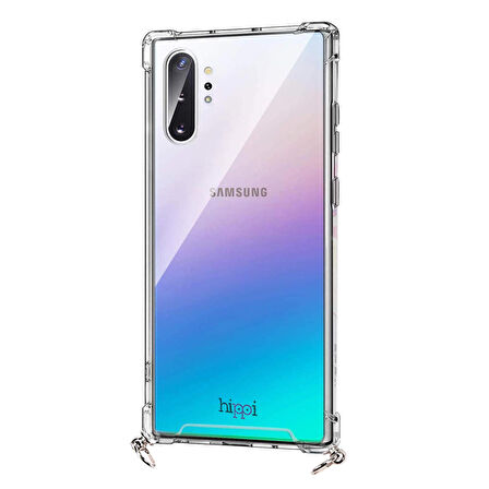 Hippi Samsung Galaxy Note 10 Plus Uyumlu Şeffaf Kılıf