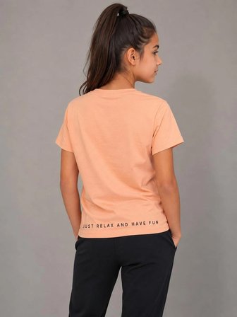 ela kız çocuk pamuk penye tshirt