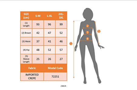 MDB Kadın Kısa Kollu Geometrik Yaka Ithal Krep Elbise