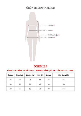 MDB Vatkalı Kruvaze Model Sandy BluzBej