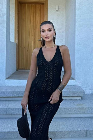 MDB Rosalia Sırt Dekolteli Elbise 2761