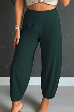 MDB Kadın Yüksek Bel Krep Pantolon