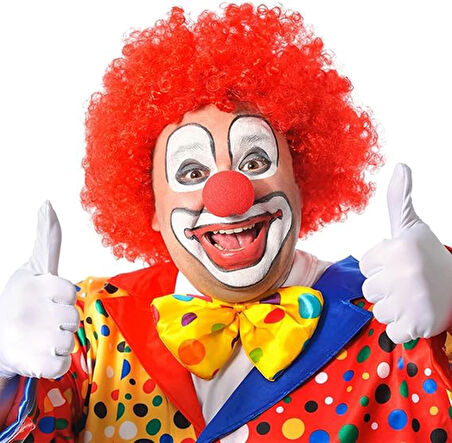 MDB Kırmızı Renk Sünger Palyaço Burnu Takma Burun 10 Adet