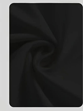 MDB Baskılı Oversize Bisiklet Yaka Tshirt  iyah