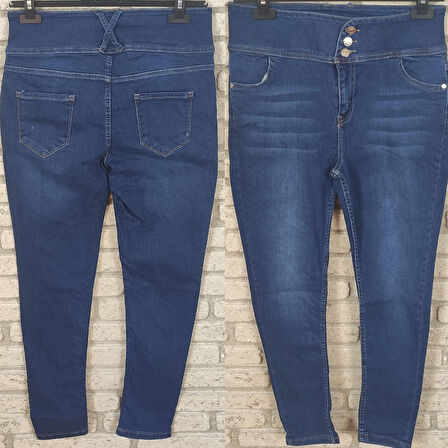 MDB Yüksek Bel ikralı Jean Pantolon 90 Cm