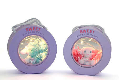 MDB Polyester Hello Kitty Cinnamoroll Masa Üstü Lamba