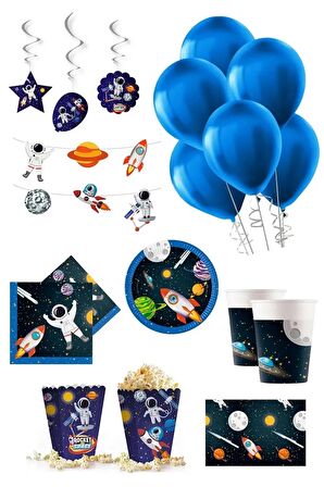 Rocket Space Parti Seti 8 Kişilik