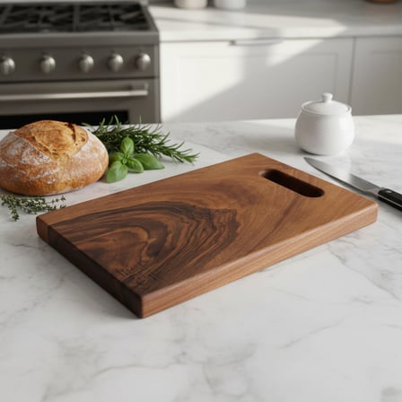 QARQA Eldorado Doğal Ceviz Sunum & Kesme Tahtası 38×25 cm – Ücretsiz Lazer Kişiselleştirme