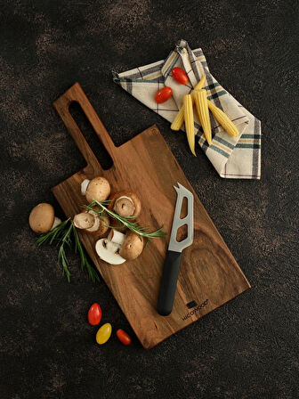 Babil El Yapımı Doğal Ceviz Kesme ve Sunum Tahtası – 43 cm Mutfakta Doğallık ve Zarafet