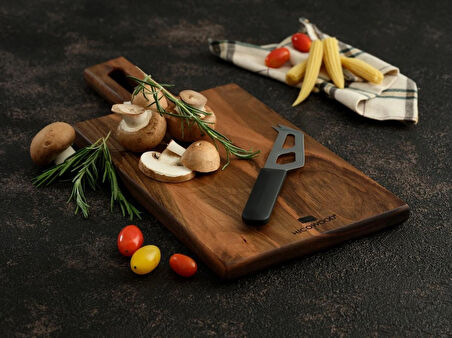 Babil El Yapımı Doğal Ceviz Kesme ve Sunum Tahtası – 43 cm Mutfakta Doğallık ve Zarafet