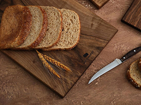 Havana Trio – Doğal Cevizden 3’lü Set Kesme ve Sunum Tahtası – El Yapımı Mutfak Şıklığı