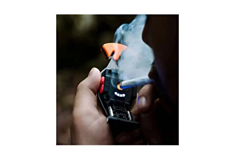 Çok Fonksiyonlu Usb Şarjlı Anahtarlık-Çakmaklık-Düdük-Tornavida-Mıknatıslı ve 7 Mod Isık Kamp Feneri