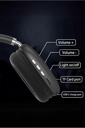 BHH1002 Kafaüstü Bluetooth Kulaklık 