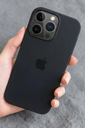 IPhone 14 PRO MAX Uyumlu Kılıf Logolu Lansman Soft Yumuşak Içi Kadife Silikon Kapak