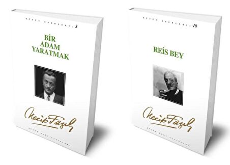 Necip Fazıl Kısakürek Reis Bey + Bir Adam Yaratmak (2 Kitap)