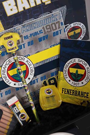 DEKOMUS İLE ÖZEL KUTULU FENERBAHÇE "FULL" KIRTASİYE SETİ