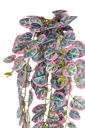 Yapay Çiçek Sarkan Lüx Okaliptus Pembe Rengi Yapay Sarmaşık 60*25cm