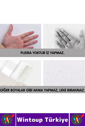 Küçük Duvar Yama Onarım Rötüş Su Küf Neme Dayanıklı Rulo Başlık Fırça Gerektirmez Duvar Tamir Boyası