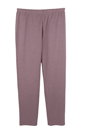 İkili Kadın Rahat Pijama Takımı – Fitilli, İç Göstermez, Fıstık Yeşil