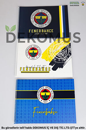 YENİ SEZON LİSANSLI FENERBAHÇE RESİM DEFTERİ 17*24 CM 15 YAPRAK