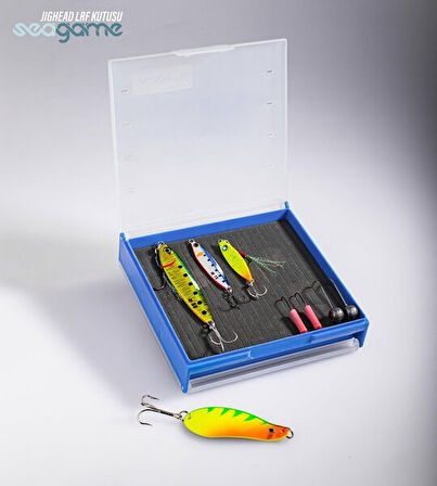 JIGHEAD LRF KUTUSU ÇİFT TARAF EVALI MAVİ