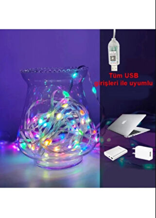 10 Metre Rgb Usb Bluetooth Led Işık Dekor Yılbaşı Ağacı Işığı Organizasyon Animasyonlu Led Işık