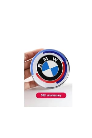 Bmw 50. Yıl Yeni Nesil 56 Mm Jant Göbek Damla Stıcker (4 ADET)