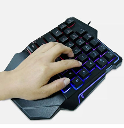 Hk Tech G7 RGB Tek El 35 Tuşlu Kablolu Oyun Klavyesi