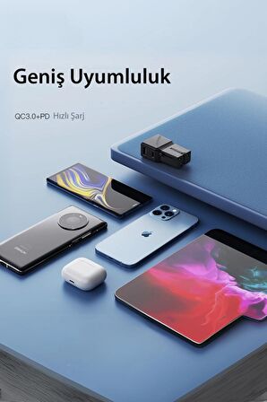  MCC17 20W Type-C ve 20W Usb Çıkışlı PD Şarj Adaptörü
