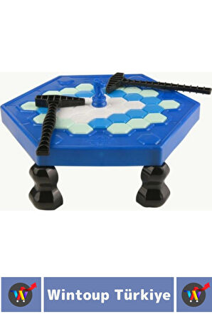 Premium Eğlenceli Strateji Dikkat Beceri Refleks Geliştiren Çocuk Oyun BUZ TUZAĞI