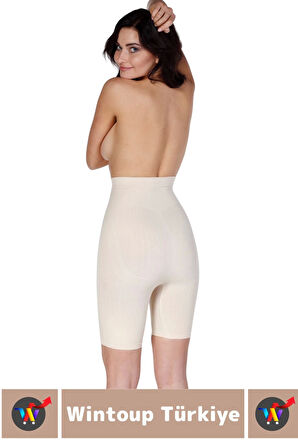 Özel Üretim İz İç Göstermez Kaymaz Sıkılaştırıcı Toparlayıcı Selülit Önlemeye Yardımcı Paçalı Korse