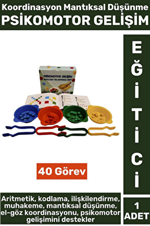 Premium Eğlenceli Eğitici Mantıksal Düşünme El Göz Koordinasyon Geliştirici Çocuk PSİKOMOTOR GELİŞİM