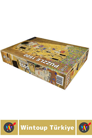 Premium Seri Eğlenceli El Göz Koordinasyon Hafıza Beceri Geliştirici 1500 Parça PUZZLE ÖPÜCÜK