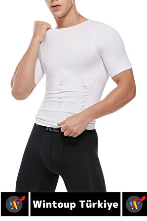 Özel Üretim Jinekomasti Dik Duruş Toparlayıcı Göbek Sıkılaştırıcı Elastik Erkek Fanila Korse 3 Adet