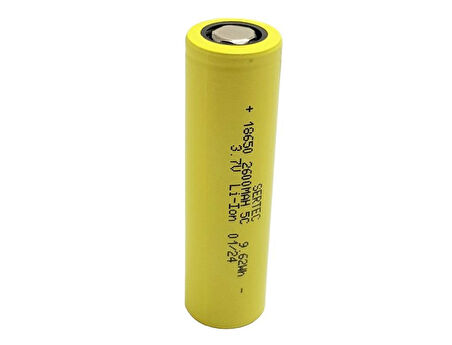 Sertec 18650 3.7V 2600 Mah 5C Li-Ion Şarjlı Pil-1 Adet