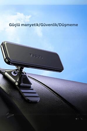 CC150 360 Derece Ayarlanabilir Yapışkanlı Mıknatıslı Araç Tutucu