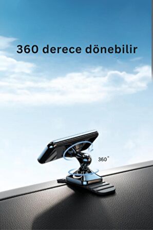 CC150 360 Derece Ayarlanabilir Yapışkanlı Mıknatıslı Araç Tutucu
