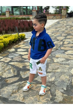 Erkek Çocuk Gabardin Şortlu Takım